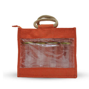 Factory Direct Biodegradable <b>Jute</b> Zipper Closure <b>Gift</b> <b>Bags</b> Ribbon for Corporate Gifting Premium Quality Craftsmanship - Product Image 1