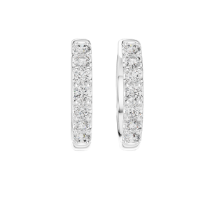 0.7 CT Lab Diamond & Moissanite Earrings VVS-VS EF Clarity 18KT, 14KT, 10KT Gold & 925 <b>Silver</b> Rose, Yellow, White Gold - Product Image 3