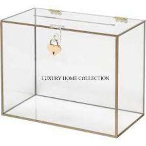 Juego de 3 cajas de almacenamiento de tarjetas acrílicas transparentes, aspecto atractivo, decoración moderna para bodas, caja de almacenamiento de tarjetas acrílicas, el precio más barato - Product Image 2