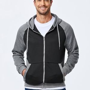 Vente en gros de sweats à capuche pour hommes | Sweats à capuche en molleton et coton personnalisés en vrac | Longue poche à fermeture éclair confortable respirant approvisionnement d'usine - Product Image 3