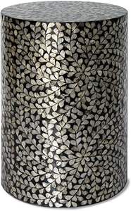 Indian Factory Price Bone Inlay Furniture Indian Best Quality Camel Bone Inlay Round Shape <b>Stool</b> Home Furniture Console <b>Table</b> - Product Image 4