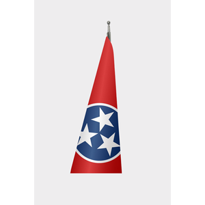 Tennessee Official Indoor <b>Flag</b> 3x5ft Digital Printed Cotton Aluminum <b>Pole</b> Customizable Nylon Polyester Plastic Cars Desks - Product Image 3
