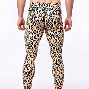 Leggings de gymnastique pour hommes de haute qualité nouveau Style mode bas-collants avec Logo personnalisé Fitness Sport Leggings hommes collants leggings - Product Image 5