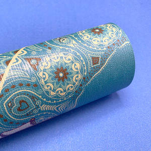 새로운 디자인의 질감 벽지 롤, 인쇄 가능한 비닐 폼 무지 벽지 - Product Image 6