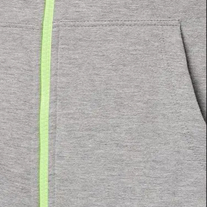 Custom Vintage Wash Men's Polyester/Cotton Blend Heavyweight Fleece Full Zip Hoodie with Custom Logo Breathable & Anti-Bacterial - Product Image 4