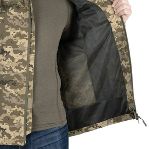 Spring Men's Hooded Windbreaker <b>Jacket</b> (Level 5)-Waterproof Windproof Breathable Knitted Spandex/Nylon Needle "VENTUS" - <b>CAMO</b> - Product Image 6