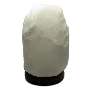 Himalayan White <b>Salt</b> Natural Shape Mini USB <b>Lamps</b>, White Himalayan <b>Salt</b> <b>Crystal</b> <b>Lamp</b> with USB, Himalayan Natural <b>Salt</b> White USB - Product Image 5