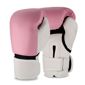 Suministro directo de fábrica 12oz 14oz Guantes de boxeo Guantes DE LUCHA profesionales de cuero de vaca genuino Guantes MMA con logotipo personalizado - Product Image 4