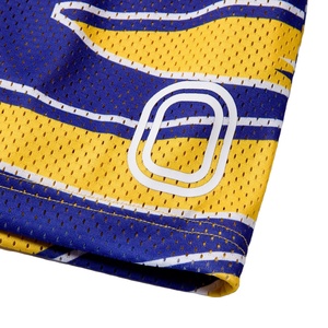 Vente chaude hommes Gym musculation Fitness Shorts lâche respirant séchage rapide maille été Cool sensation décontracté plage 6XL sublimé - Product Image 4