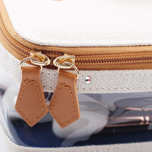 Stylish Transparent High Quality PVC Huge <b>Space</b> Makeup Organizer Zip-up Soft for Toiletry <b>Bag</b> for Travel Cosmetic <b>Bags</b> & Cases - Product Image 4