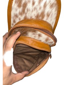 Sac banane unisexe en cuir véritable, style bohème, imprimés animaliers, durable pour l'été, l'automne, l'hiver, les voyages quotidiens, streetwear - Product Image 4