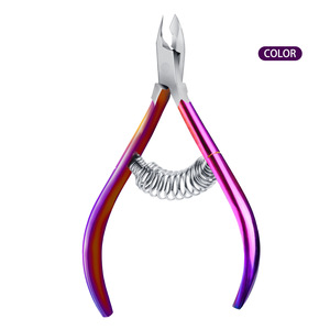 Ciseaux à cuticules dorés pour ongles Ciseaux de manucure en acier inoxydable pour enlever les peaux mortes - Product Image 2