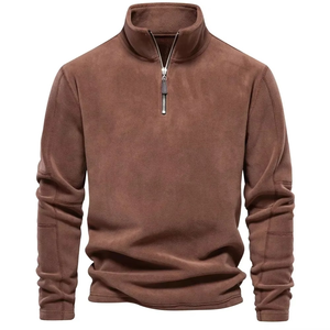 Sweat-shirt à capuche pour homme en coton 100% personnalisé OEM, de haute qualité, lourd, chaud pour l'hiver, uni, sans motif - Product Image 6