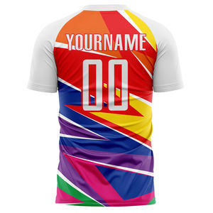 Vêtements d'entraînement Maillot de football à manches courtes 100% Polyester Maillot de football taille adulte pour vêtements de sport Entretien OEM - Product Image 2