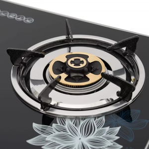 Venta al por mayor de placa de cocina de doble gas con quemador de cobre KG8G1C Magneto superficie de vidrio de encendido hecho en Vietnam - Product Image 1