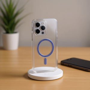 เคสแม่เหล็ก DAM สำหรับ iPhone 14 Pro Max แบบใส พร้อมวงแหวนสี รองรับการใช้งาน - Product Image 2
