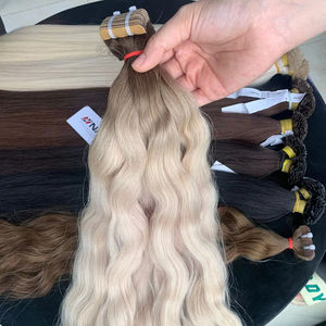 Extensiones de cabello humano de cinta normal al por mayor de fábrica Cinta normal recta en extensiones Cabello humano - Product Image 1