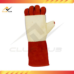 Safety Protective Full Finger Latex Welding <b>Gloves</b> Heat Resistant Waterproof Adjustable Wrist Strap Non-Slip Finger Outdoor - Product Image 6