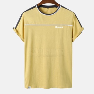 Camisetas de Hombre Estilo Casual Urbano Personalizadas, Camisetas Modernas 100% Algodón, Precio Razonable, Talla Estadounidense - Product Image 1