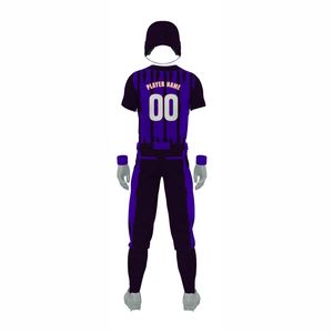 Uniforme de béisbol profesional Uniforme de béisbol transpirable de alta calidad Moda al por mayor OEM - Product Image 6