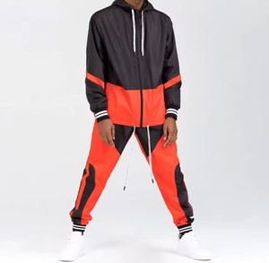 Ensemble de coupe-vent pour hommes de couleurs unies, imprimé écologique, respirant, léger, anti-rides, designs uniques entièrement personnalisés - Product Image 5