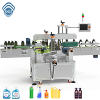 Etiquetadora Automática de Alta Velocidad SKILT de Doble Cara para Etiquetas Transparentes, Botellas de Champú, Jabón Líquido para Manos, Control por Servomotor