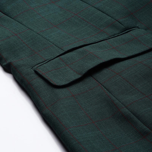 Costume d'affaires pour homme de qualité supérieure, coupe ajustée, vêtements de bureau, laine peignée de haute qualité, ensemble de veste et de pantalon, marque privée, vente en gros, commande en gros, OEM - Product Image 6