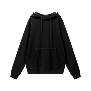 Sudadera con capucha unisex de mezcla de algodón de alta calidad personalizada para Jersey estampado bordado técnica invierno sudadera de gran tamaño para hombres - Product Image 6