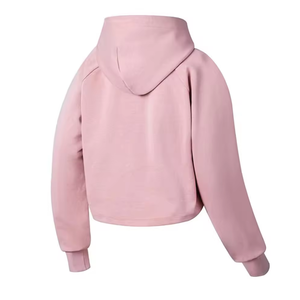 Nuevo de manga larga estilo casual mujeres sudaderas con capucha pulóver para mujeres de cintura alta corto de alta calidad sudaderas con capucha ropa de mujer - Product Image 2
