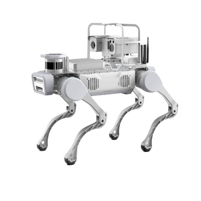 Custom quadruped dog robot supports secondary development, and a modules are equipped with quadruped power inspection robot dogs