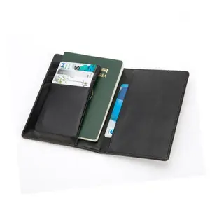 새로운 문서 홀더 여행 여권 커버 뜨거운 판매 맞춤형 로고 블랙 컬러