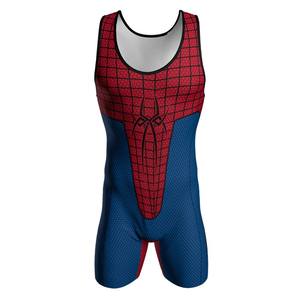 Engrenages de lutte par sublimation avec logo personnalisé de haute qualité Maillots de lutte pour jeunes et collants de lutte pour hommes Vente en gros - Product Image 3