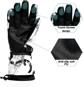 Gants de ski Gants d'hiver pour la neige Gants chauds à écran tactile/Gants de moto imperméables pour l'extérieur/Gants de ski personnalisés Vente en gros - Product Image 2