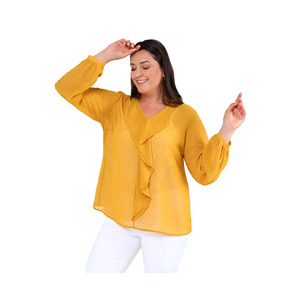 Blusa in Chiffon dal Design speciale: Comfort ed eleganza insieme - Product Image 5