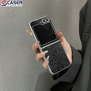 Monocromo brillante brillo Samsung Zflip7 pantalla plegable Premium minimalista sin bordes funda de teléfono para Samsung ZFlip6 <span class=keywords><strong>ZFlip4</strong></span> - Product Image 4