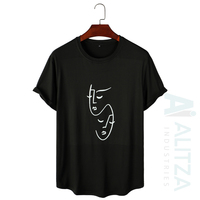 Camisetas Cortas de Algodón 100% de Alta Calidad para Verano, Estilo Denim Fresco, con Logotipo Personalizado, Apliques, Corte Ajustado, Decoración con Agujeros, Venta al Por Mayor