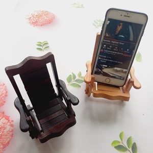 Giá Đỡ Điện Thoại Tùy Chỉnh Giá Đỡ Điện Thoại Bằng Gỗ Hình Ghế Dễ Thương Giá Đỡ Điện Thoại Di Động Cổ Điển Giá Sắp Xếp Đồ Bán Chạy - Product Image 2