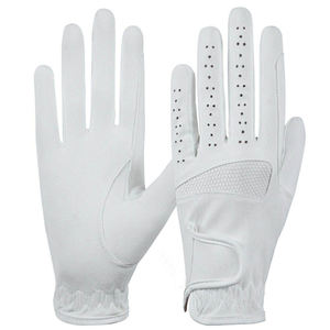 Guantes duraderos de cuero sintético para montar a caballo Guantes ecuestres para montar a caballo en ambas manos - Product Image 5