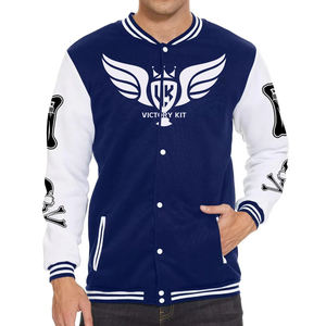 Veste universitaire personnalisée, veste de baseball, veste de lycée, corps en laine et manches en cuir, vestes pour hommes - Product Image 1