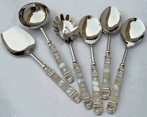 Banquete DE BODA DE ACERO INOXIDABLE PVD chapado en oro Cubiertos cubiertos cuchara y tenedor Set de regalo - Product Image 6