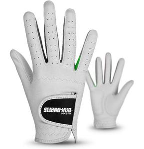 Gants de golf professionnels en cuir Cabretta pour hommes quantité en vrac de haute qualité Logo personnalisé imprimé en peau de mouton droite - Product Image 1