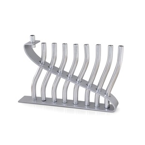Nouveau Design support de Menorah de luxe pour la décoration de la maison support en métal et acier à 9 piliers - Product Image 2