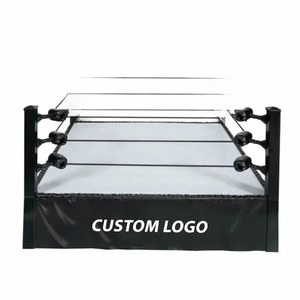 Usine de remise en forme de haute qualité lutte approuvé ring de boxe en plein air jupe latérale utilisée ring de boxe à vendre impression en gros - Product Image 4