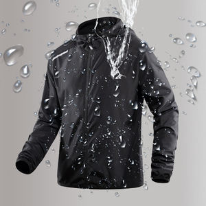 Chaqueta Cortavientos Impermeable con Capucha, Camuflaje, Revestimiento de Resorte, Personalizada al por Mayor para Hombre - Product Image 2