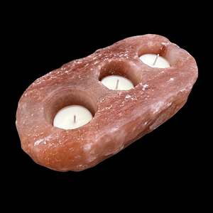 Mejor Fabricación de alta calidad hecha a mano Natural Himalayan Rock Salt Lamp Candle Real Touch para la decoración de la boda al por mayor bajo - Product Image 5