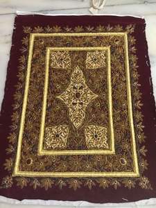 Best-Selling Ethnic Embroidered <b>Carpet</b> with Modern Ornamental Stones Captures Heritage Style for Home and Event Decor - Product Image 2