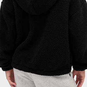Sudadera con Capucha de Tela Sherpa para Niñas, Ultra Suave y Cálida, Esencial para el Invierno, con Manga Larga, Precio de Fábrica para Compradores al por Mayor, Diseño de Alta Calidad - Product Image 5