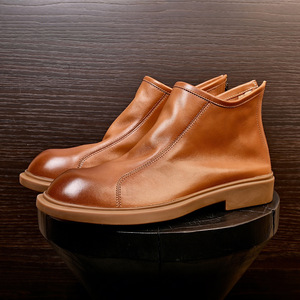 Zapatos Casuales Ligeros con Plantilla Absorbente de Sudor y Estructura Flexible, Zapatos Diarios para Hombre, Zapatos de Cuero - Product Image 1