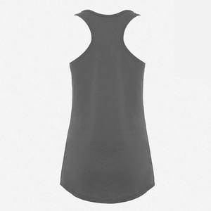 Premium Quality Women's High Neck Racerback Custom Loose Fitting Tie Back Best Racerback Mesh Workout Blank Women Tank Tops - Product Image 4