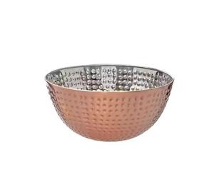 Modern Design Round Copper <b>Chocolate</b> Serving Bowl Customized Hammered Kitchenware for <b>Wedding</b> for Food Serving Metal Material - Product Image 1